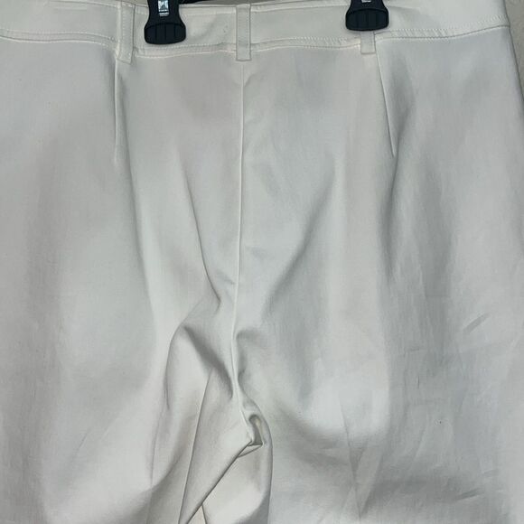 ST.JOHN Audrey Cream Stretch Pants Size 10 NWT $595 - Picture 6 of 11